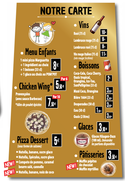 nos desserts